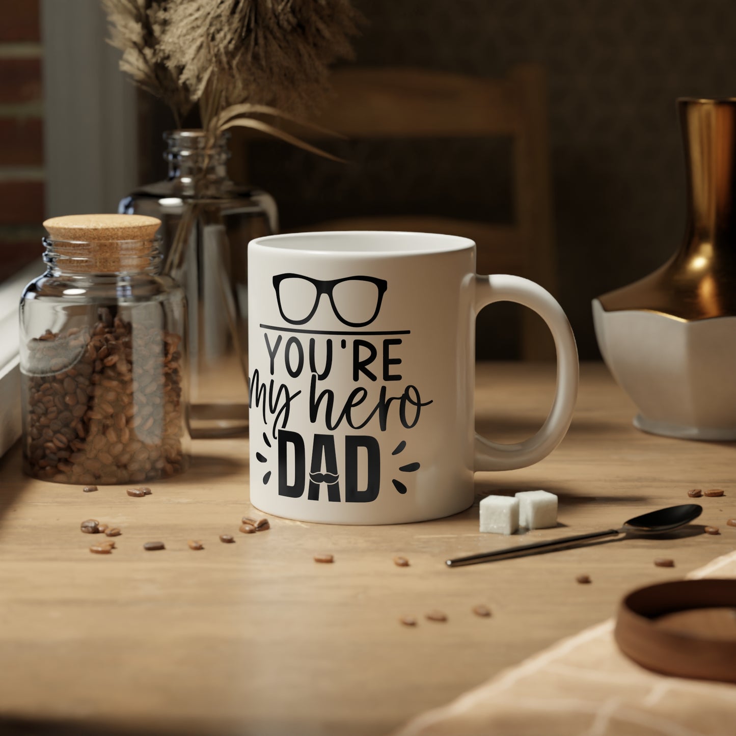 Hero Dad | Jumbo | Father's Day Coffee Mug | 20oz