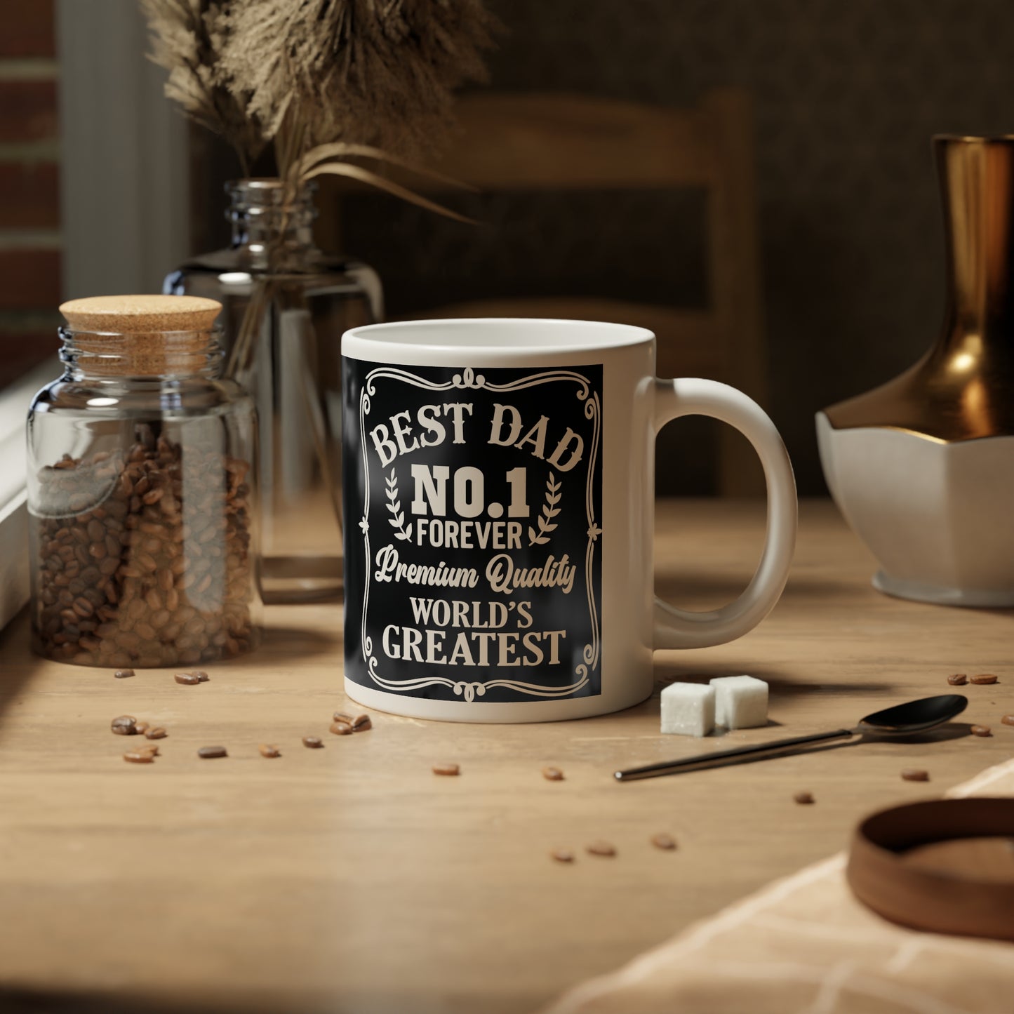 Best Dad No 1 Forever | Jumbo | Father's Day Coffee Mug | 20oz