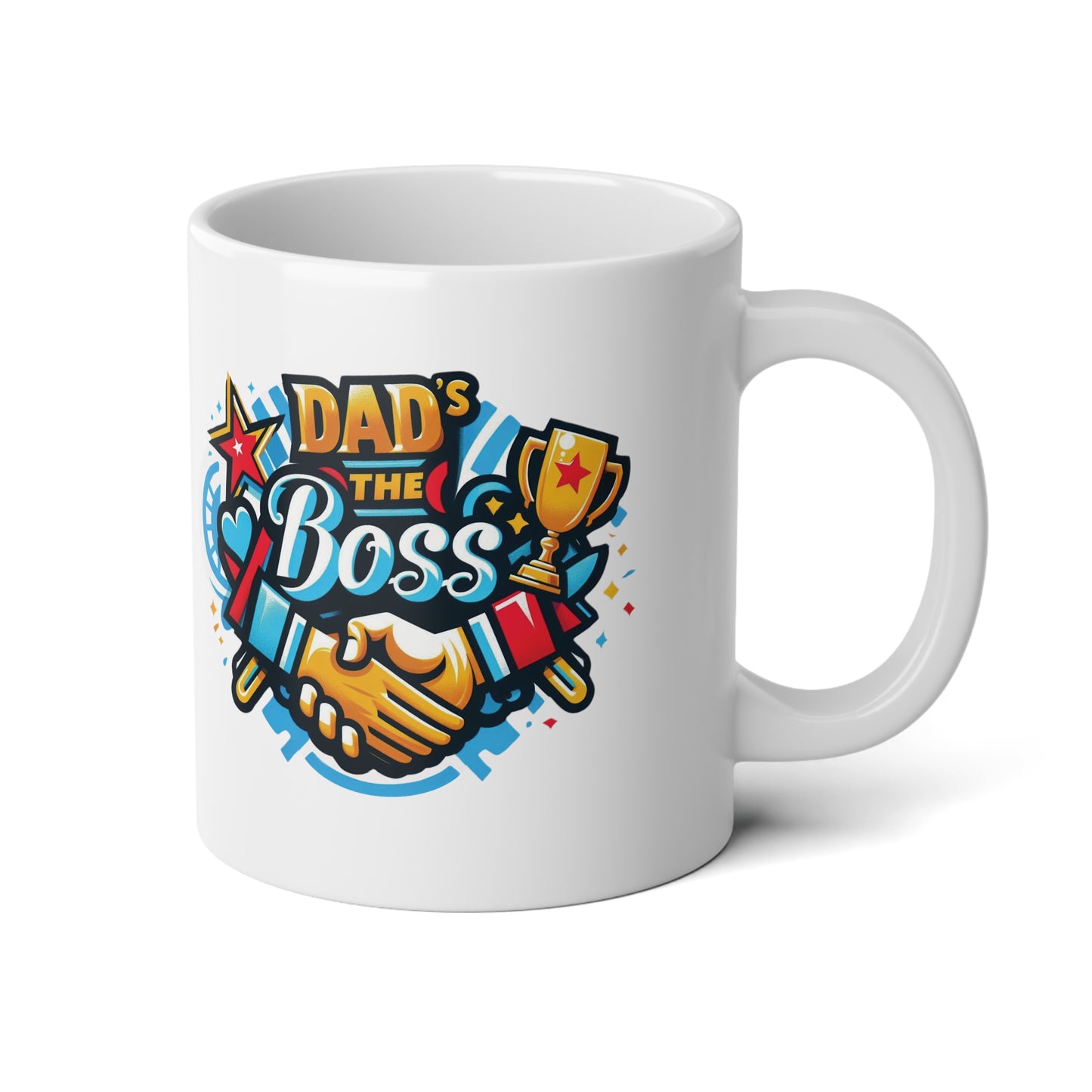 Dad's The Boss | Jumbo | Father's Day Coffee Mug | 20oz