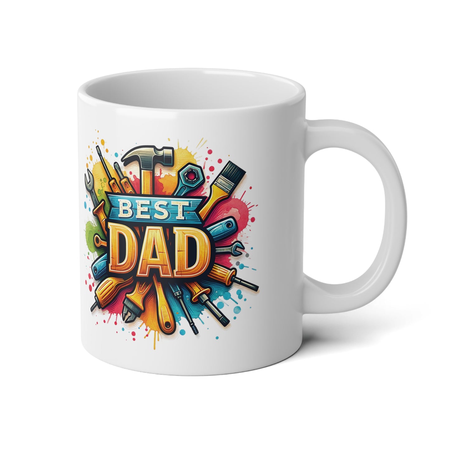 Best Dad Fixer with Tools | Jumbo | Father's Day Coffee Mug | 20oz
