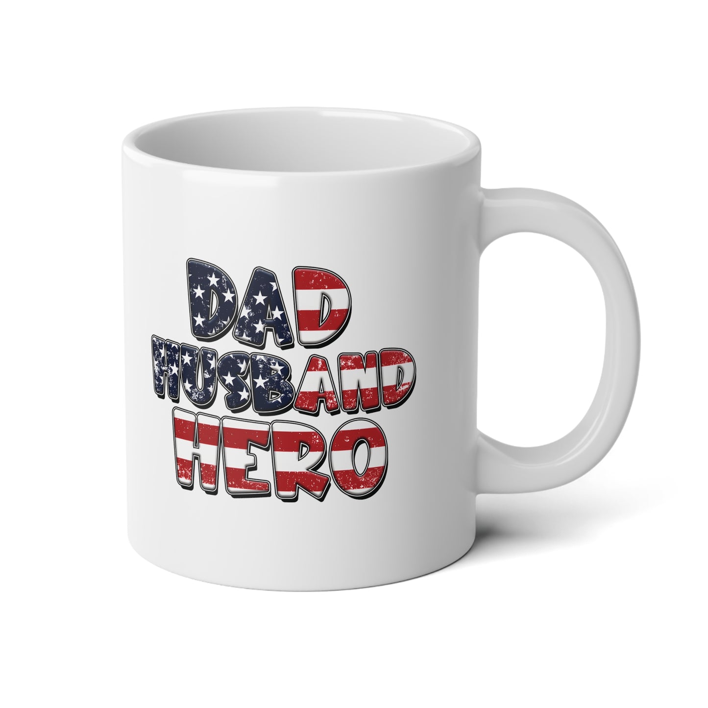 Dad Husband Hero | Jumbo | Father's Day Coffee Mug | 20oz