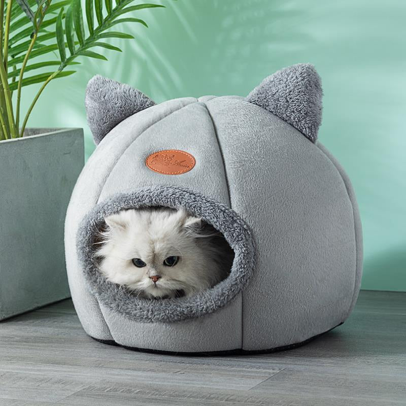 KittyCove™ Cozy Winter Cat Bed For Larger Cats