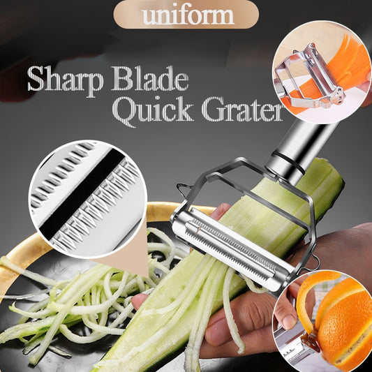 Stainless Steel Peeler Grater Vegetable CucumberCarrot Potato Fruit Slicer for Kitchen Accessories Multifunction Tools